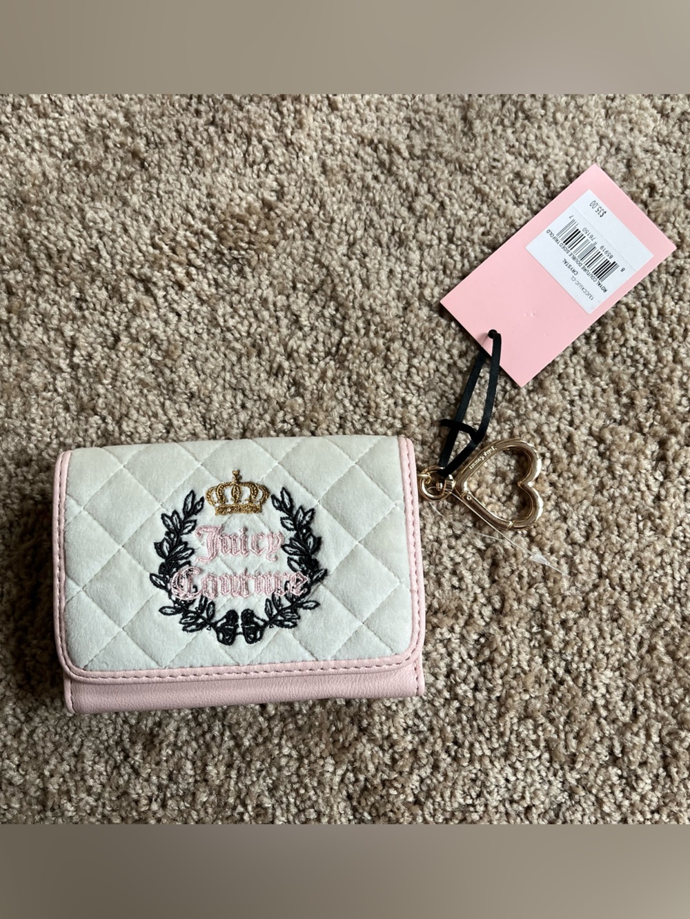 Juicy Couture Royal Couture Double Sided Trifold NWT